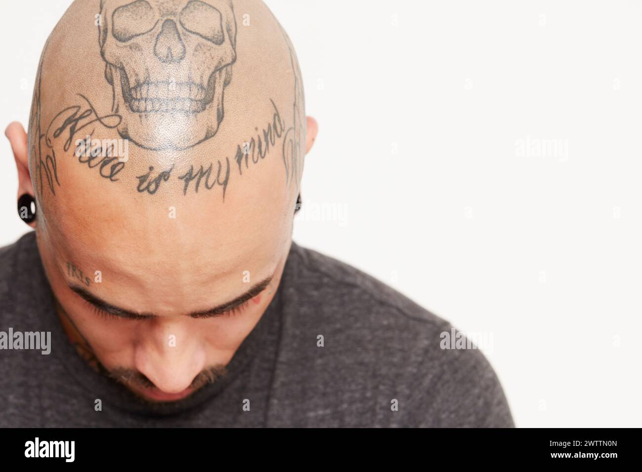 head tattoos for men 0018