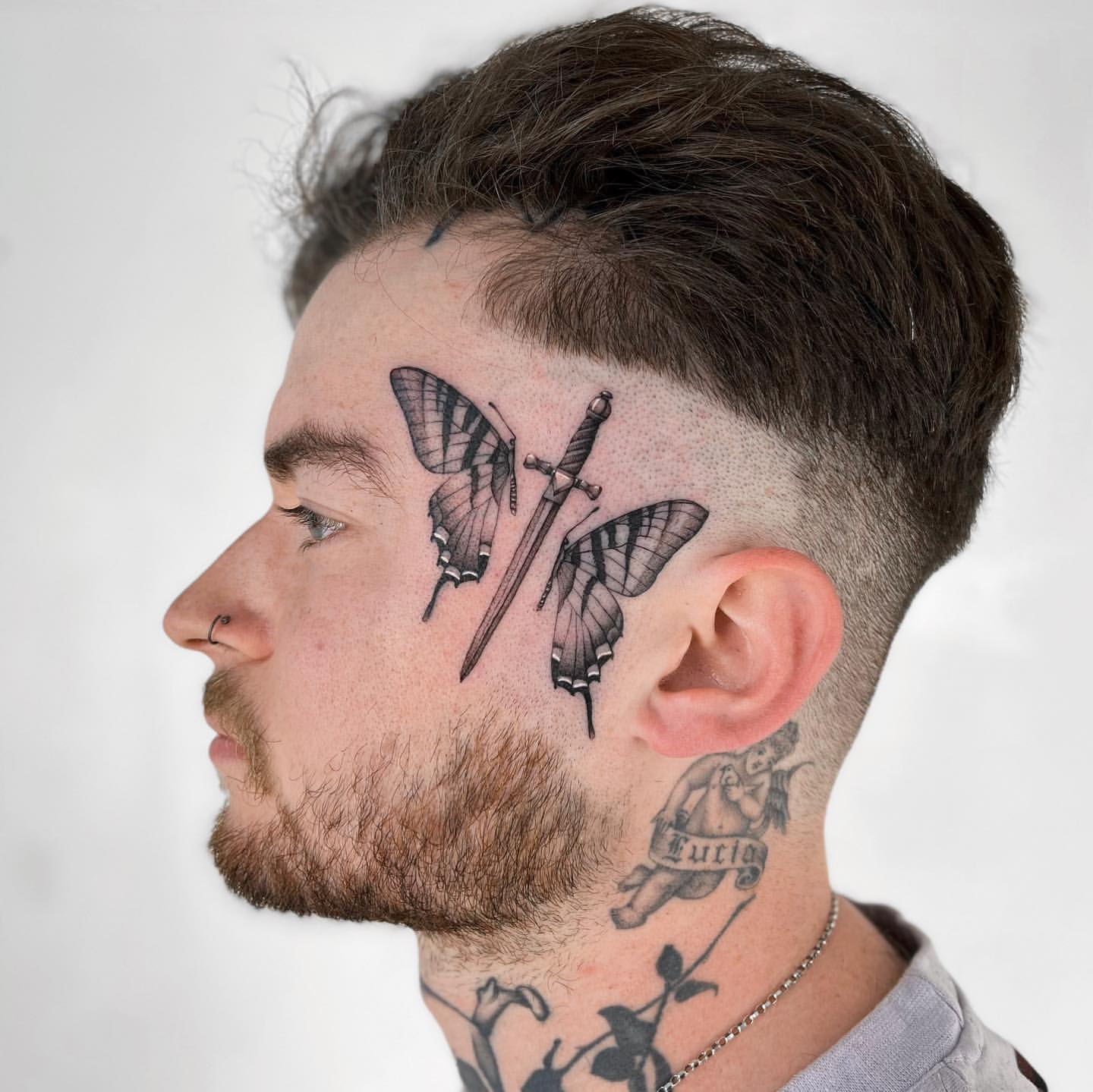 head tattoos for men 0027