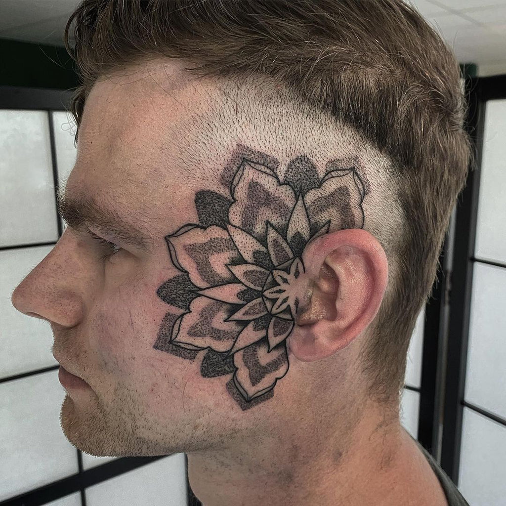 head tattoos for men 0061