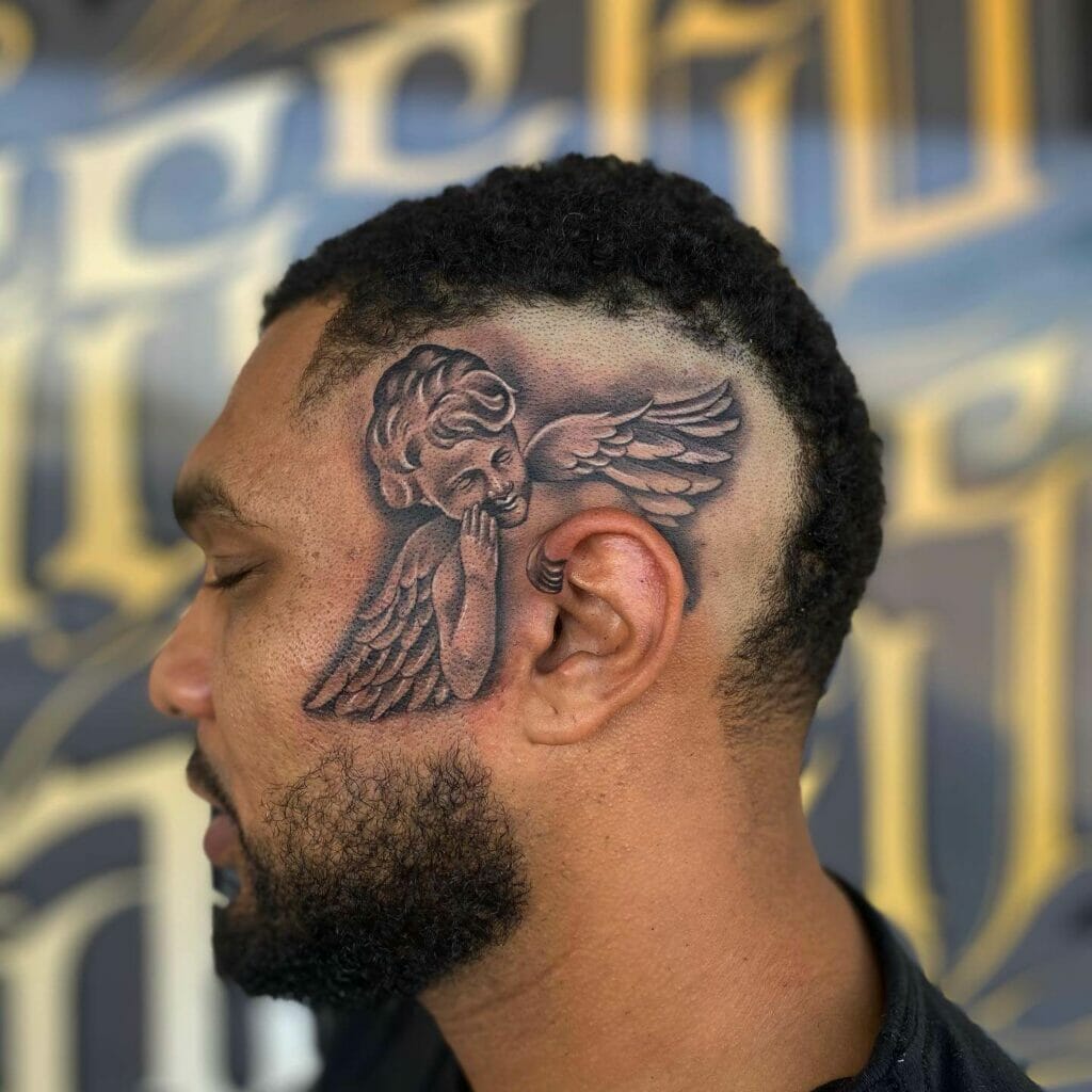 head tattoos for men 0069