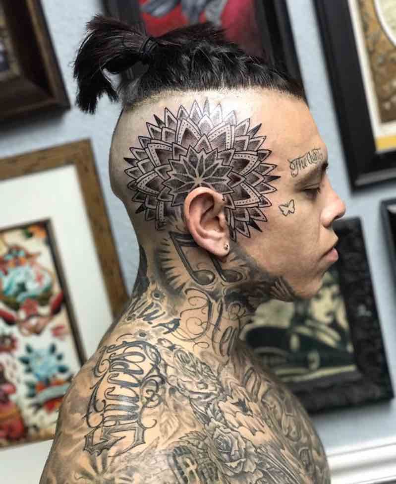 head tattoos for men 0070