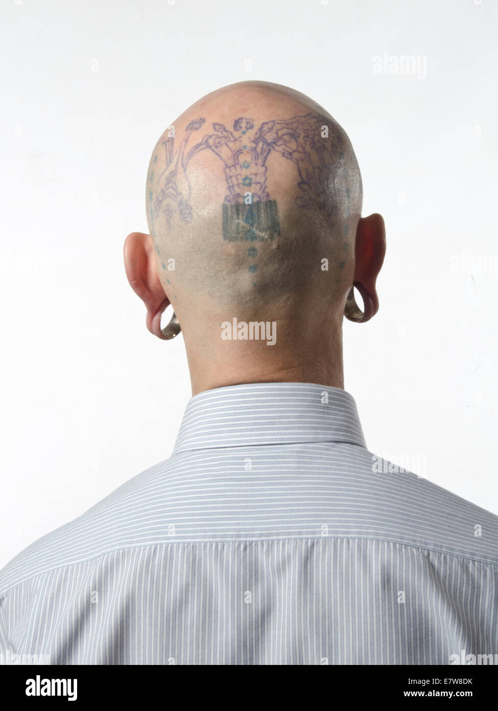 head tattoos for men 0090