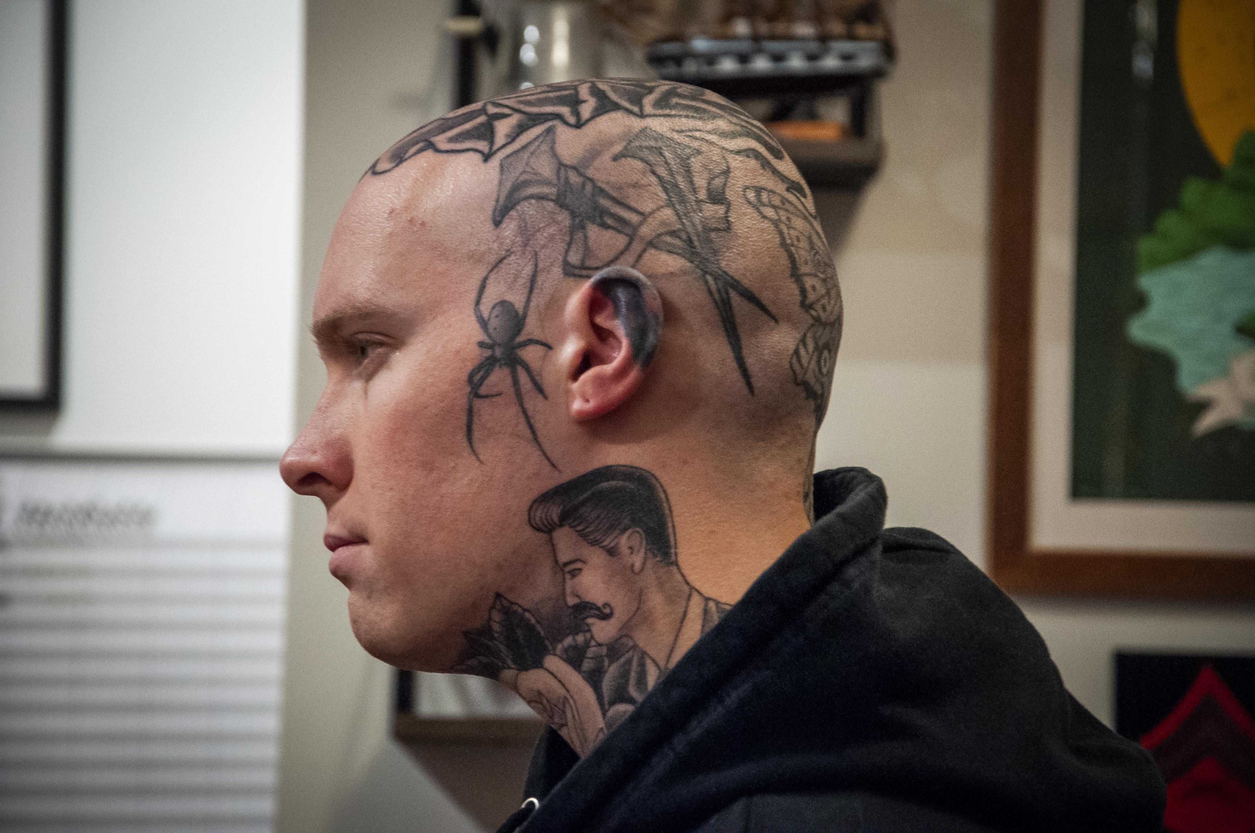 head tattoos for men 0098