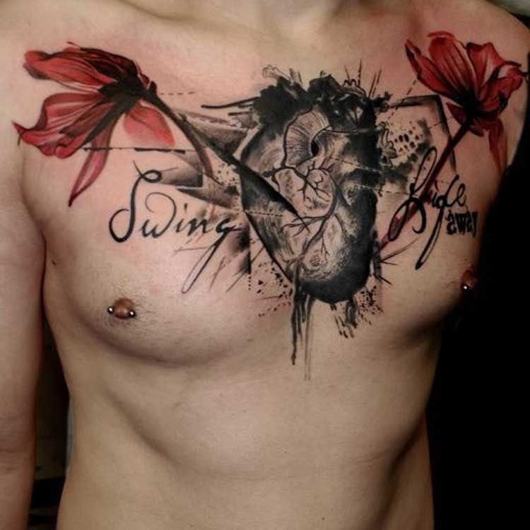 heart tattoos for men 0031