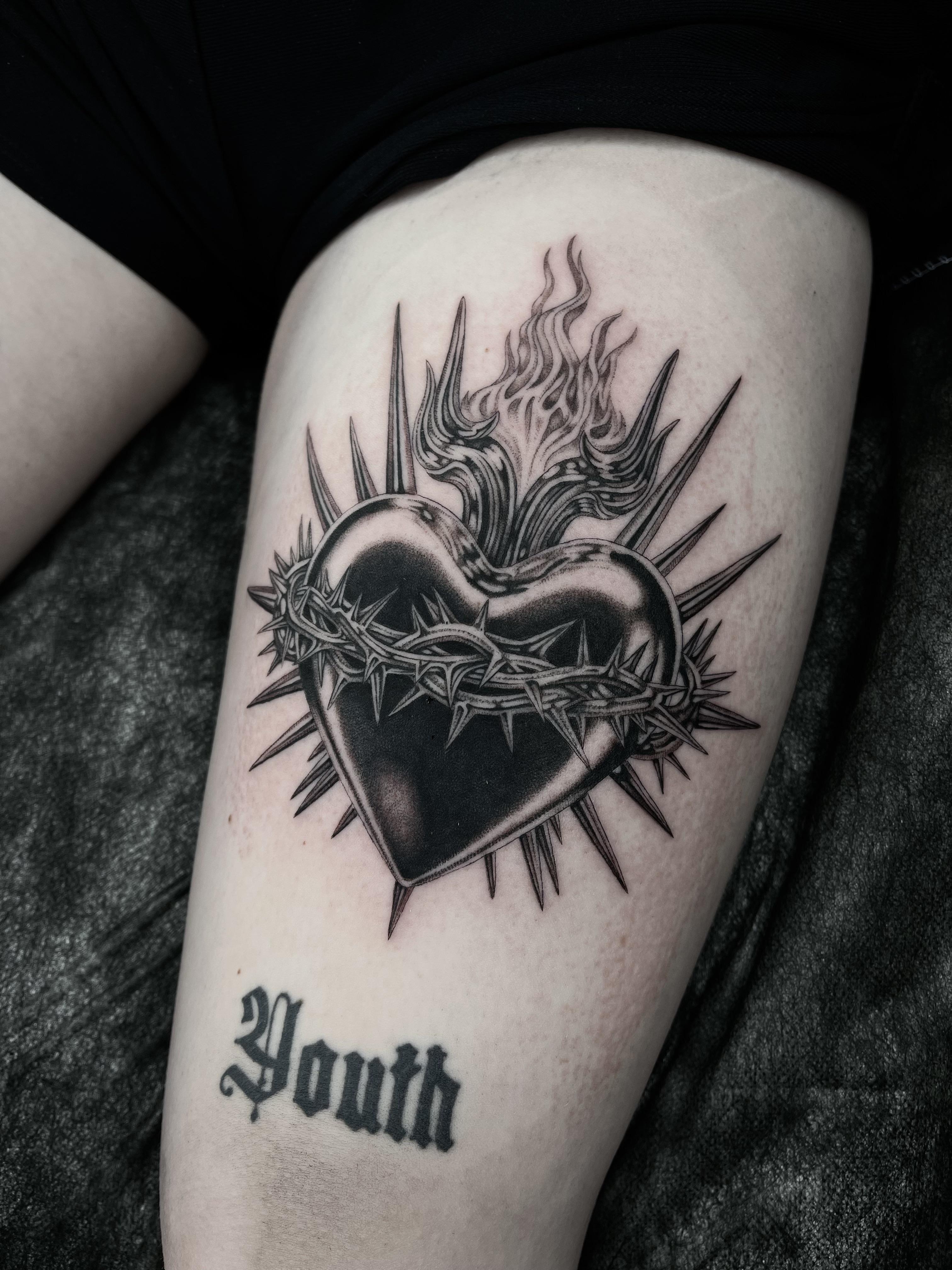 heart tattoos for men 0044