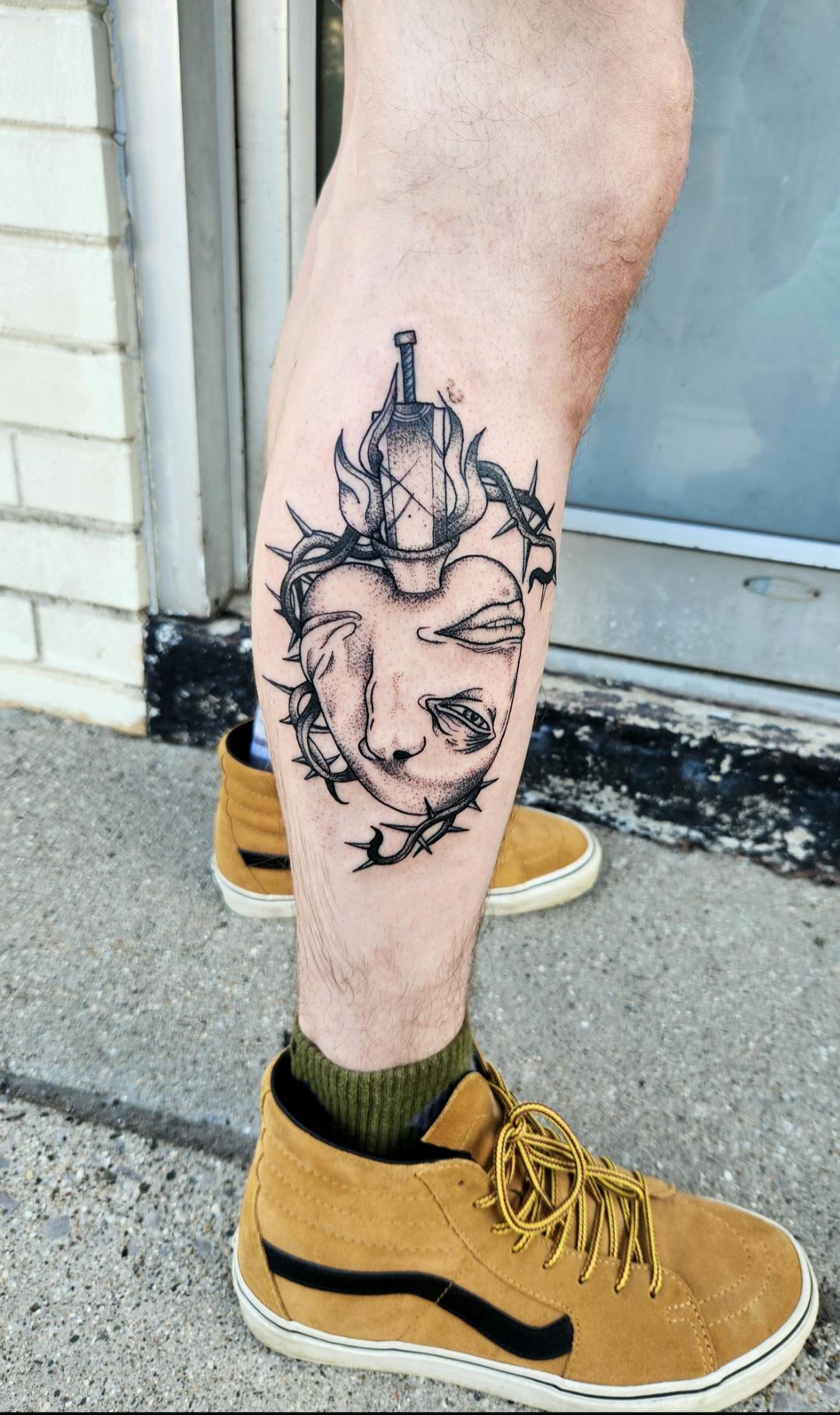 heart tattoos for men 0066