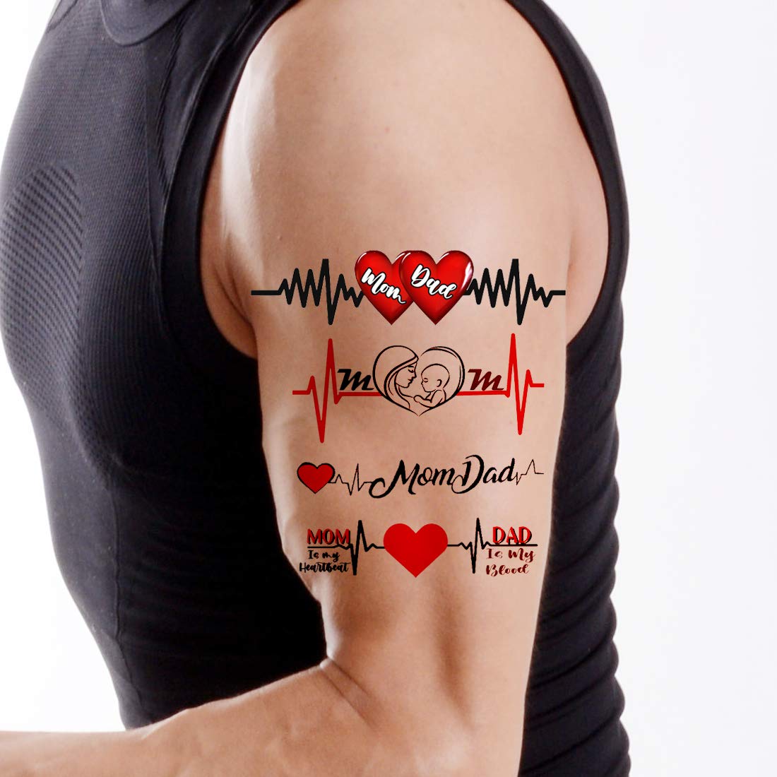 heart tattoos on chest for men 0037