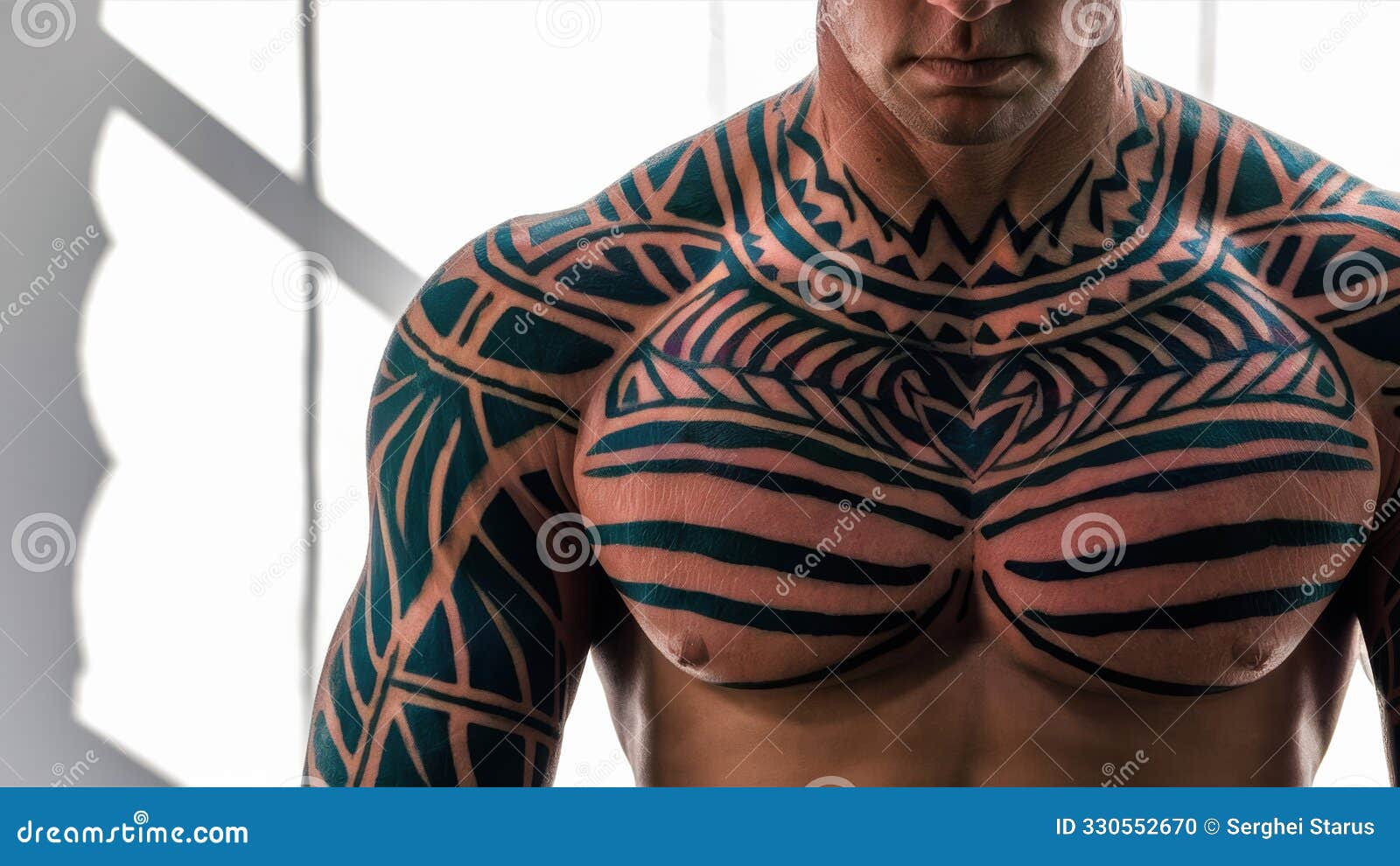 heart tattoos on chest for men 0083