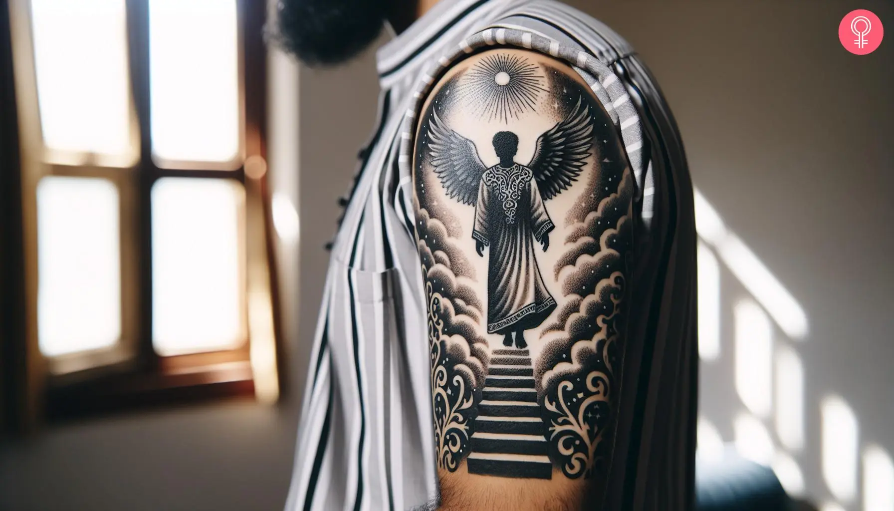 heavenly designs for men tattoos