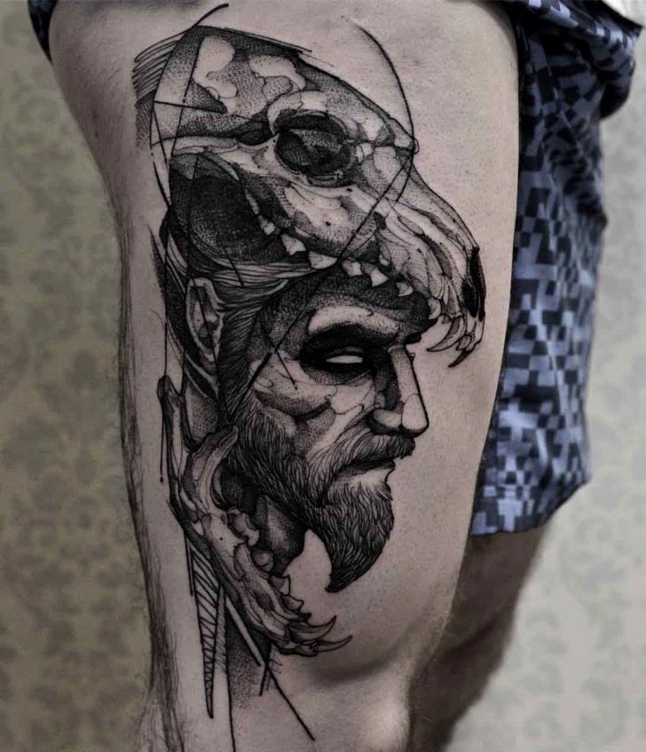 hip tattoos for men 0085