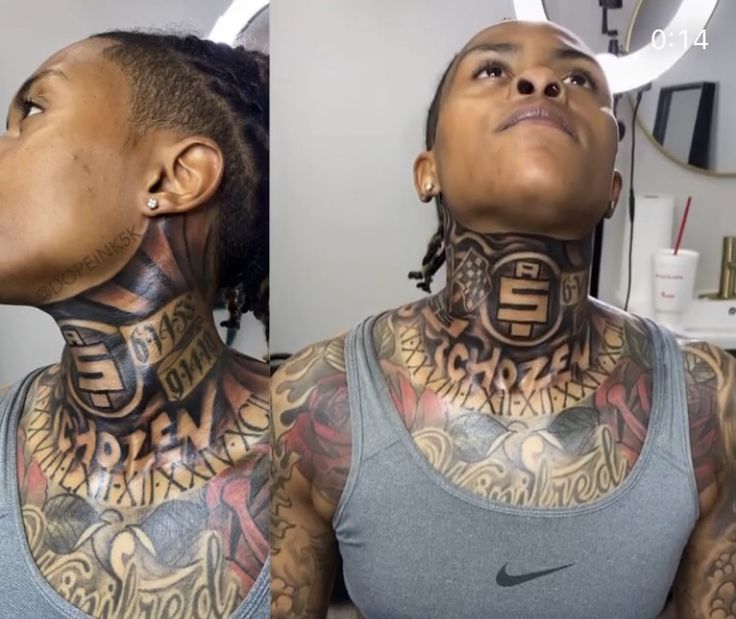 hood neck tattoos for men inspiration.