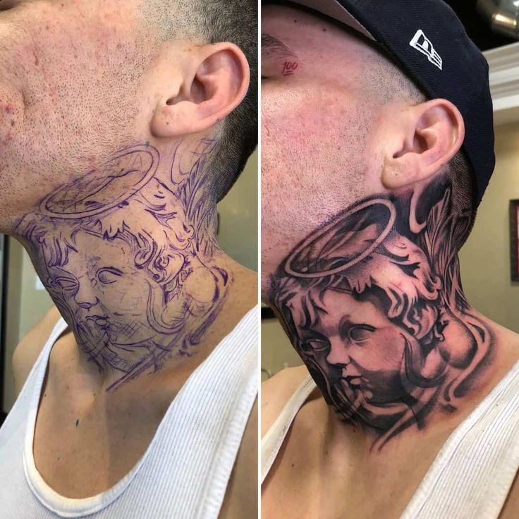 hood neck tattoos for men 0071