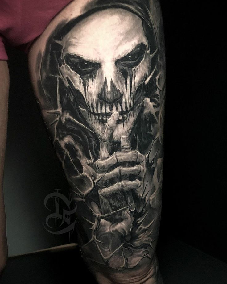 horror tattoo trends for men