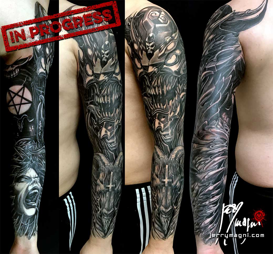 horror tattoos for men 0021