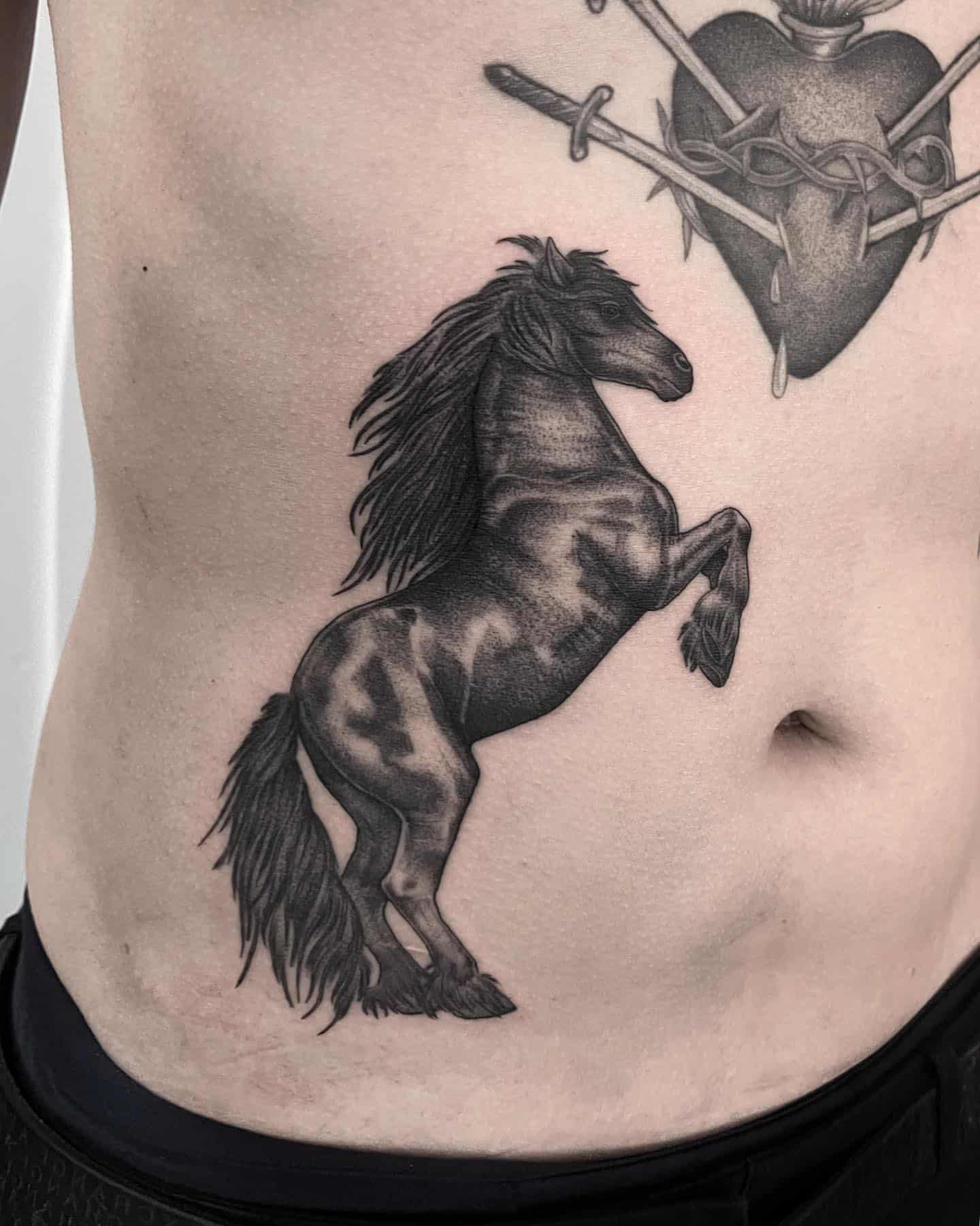 horse tattoos for men designs