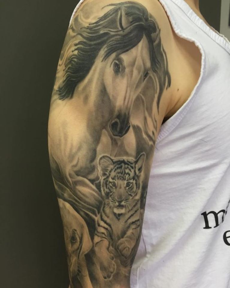 horse tattoos for men 0033