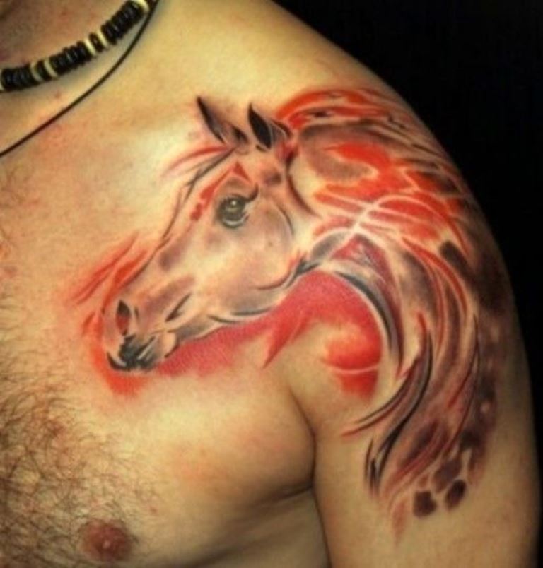 horse tattoos for men 0048