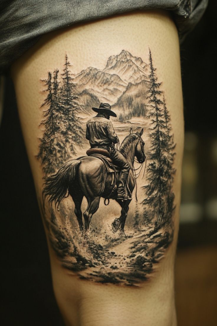 horse tattoos for men 0099