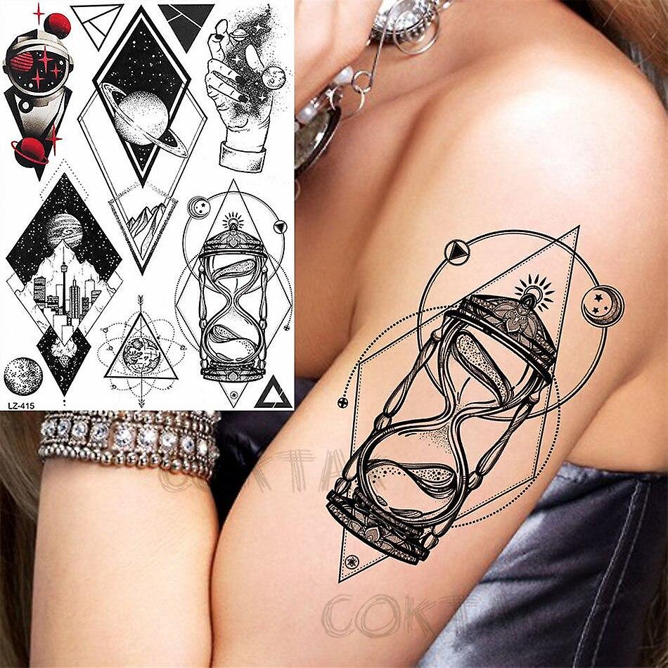 hourglass tattoos for men 0032