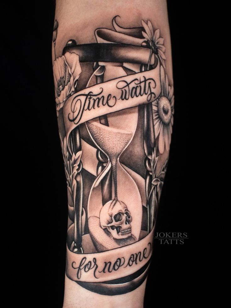 hourglass tattoos for men 0084