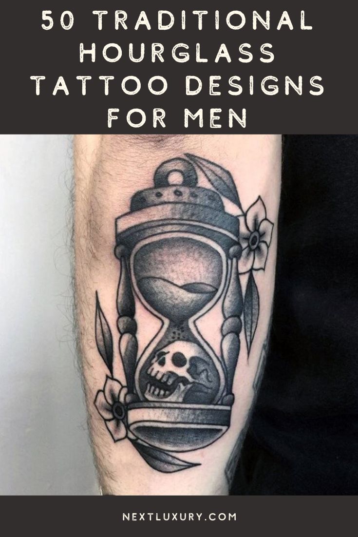 hourglass tattoos for men 0089