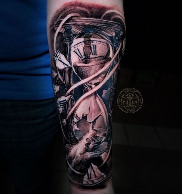 hourglass tattoos for men 0095