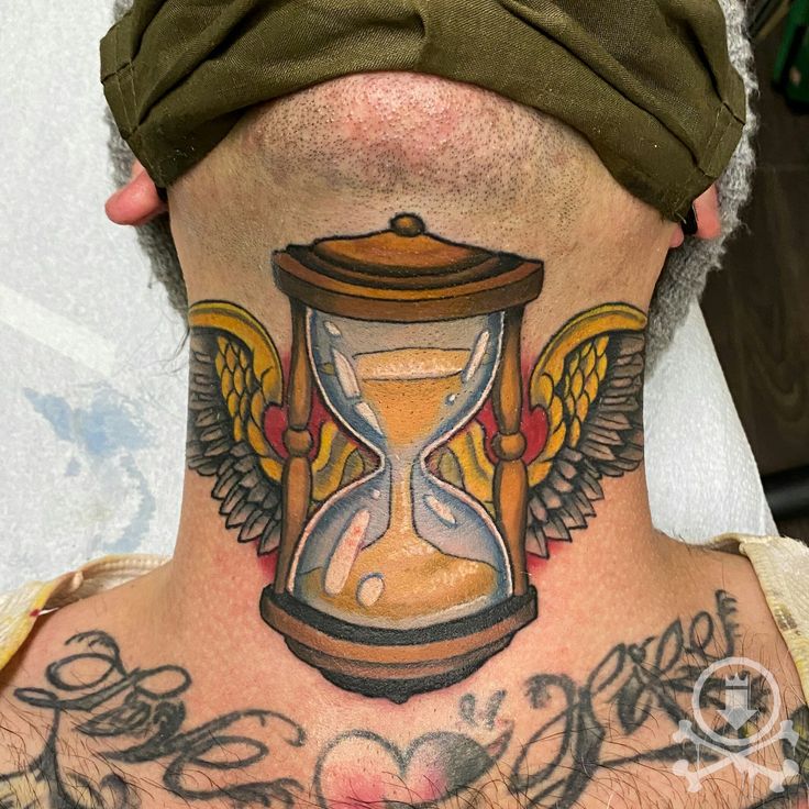 hourglass tattoos for men 0097