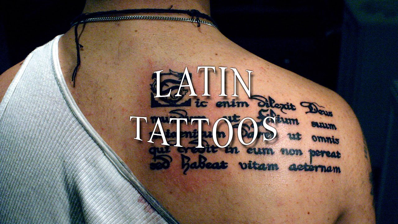 how to choose Latin tattoos for men