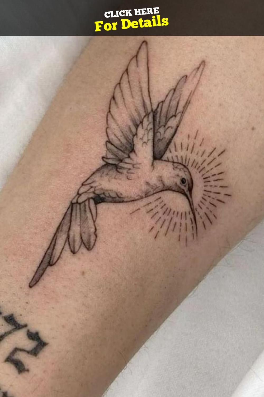 hummingbird tattoos for men 0010