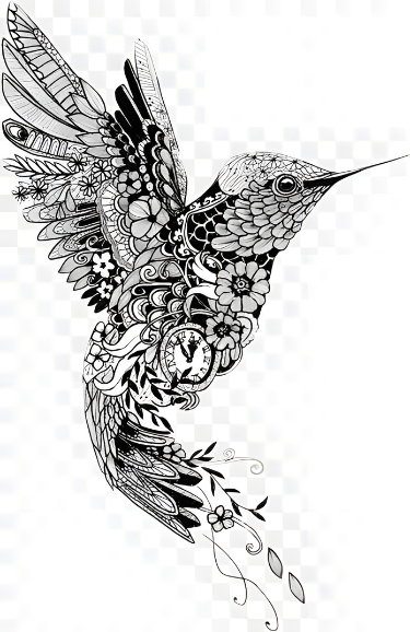 hummingbird tattoos for men 0038