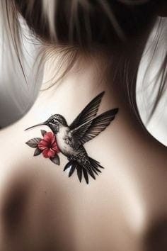 hummingbird tattoos for men 0041