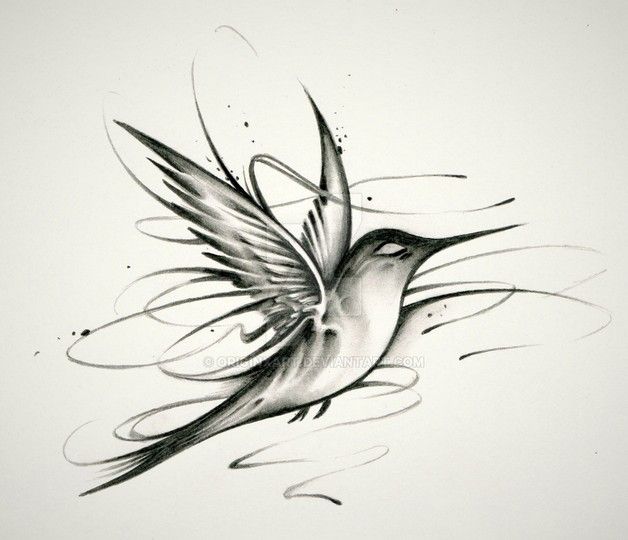 hummingbird tattoos for men 0058