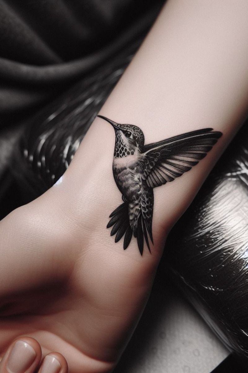 hummingbird tattoos for men 0059