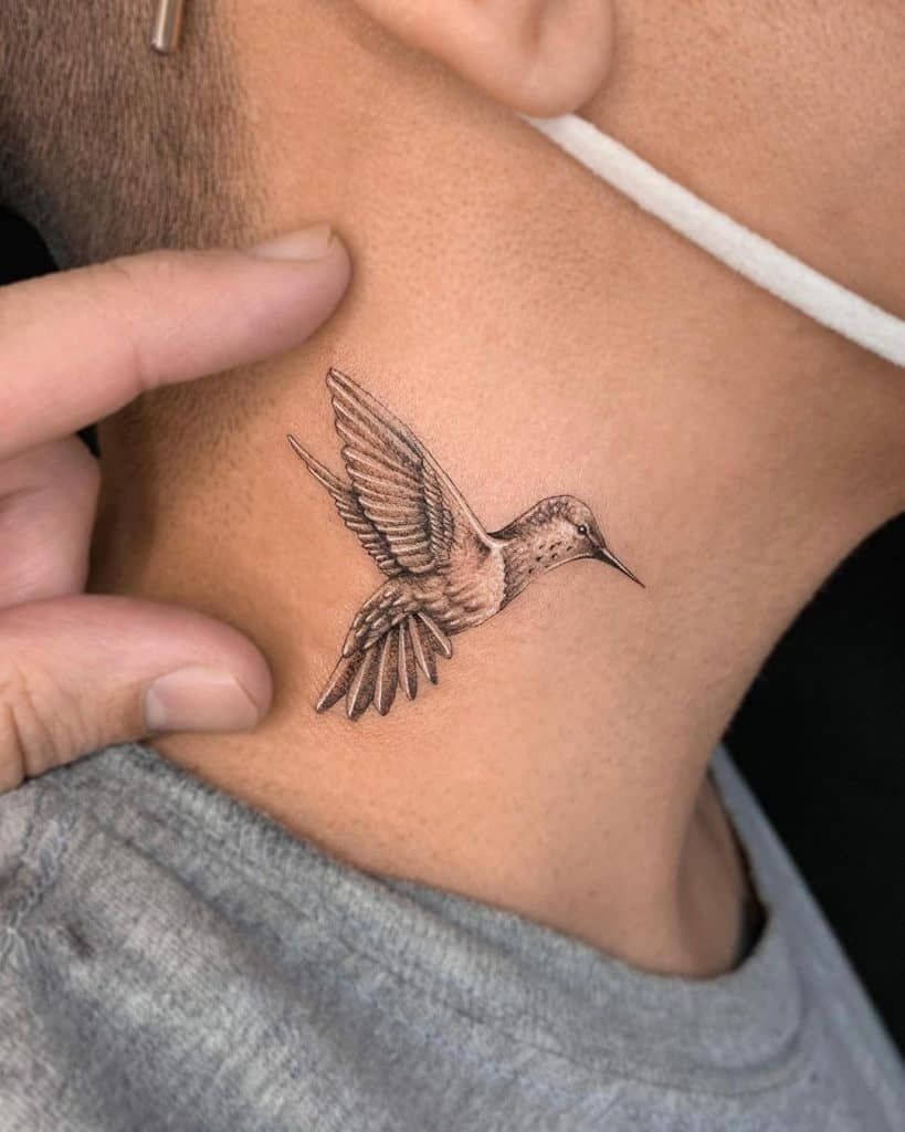 hummingbird tattoos for men 0078