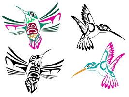 hummingbird tattoos for men 0086