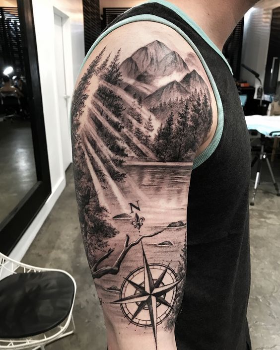 hunting tattoos for men 0017