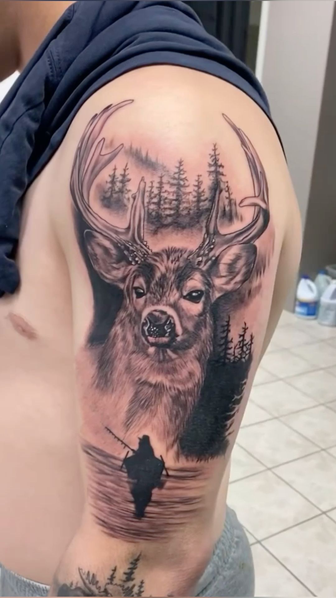 hunting tattoos for men 0021