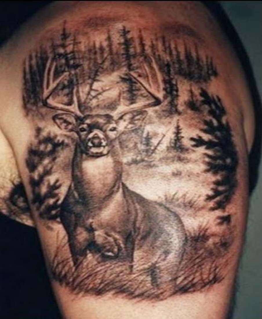 hunting tattoos for men 0037