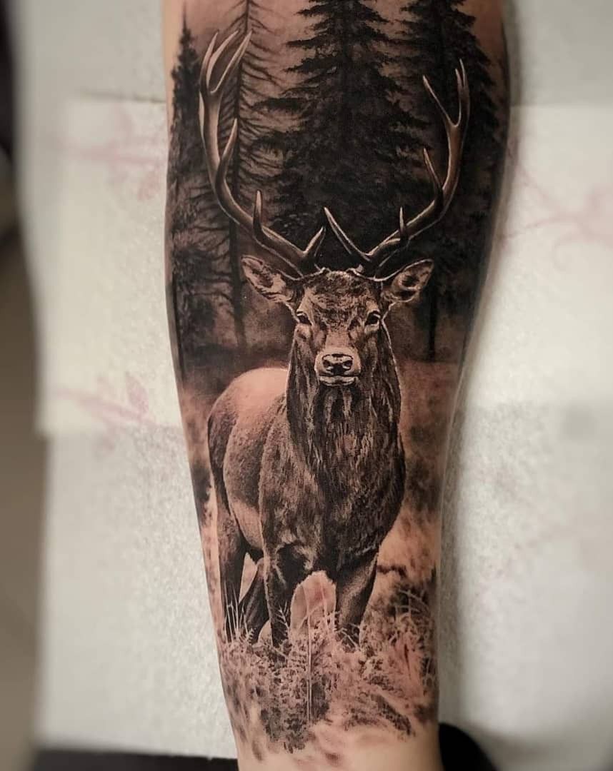 hunting tattoos for men 0043