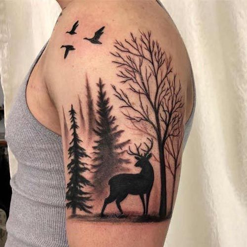 hunting tattoos for men 0067