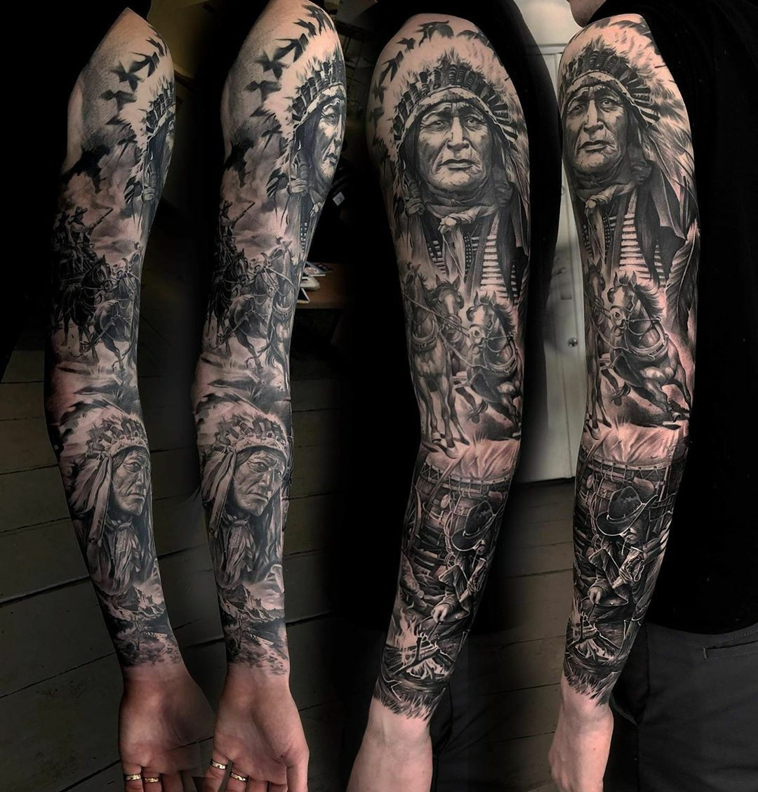 hunting tattoos for men 0068