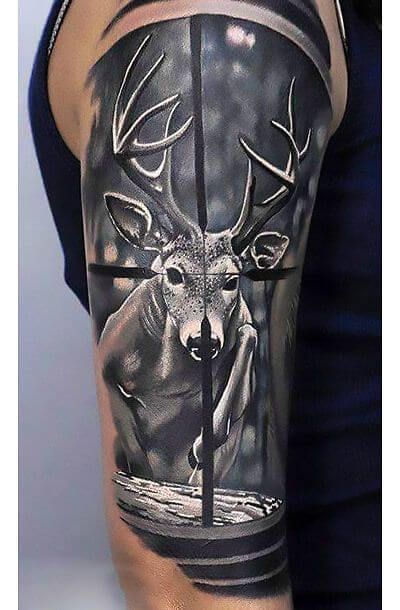 hunting tattoos for men 0074