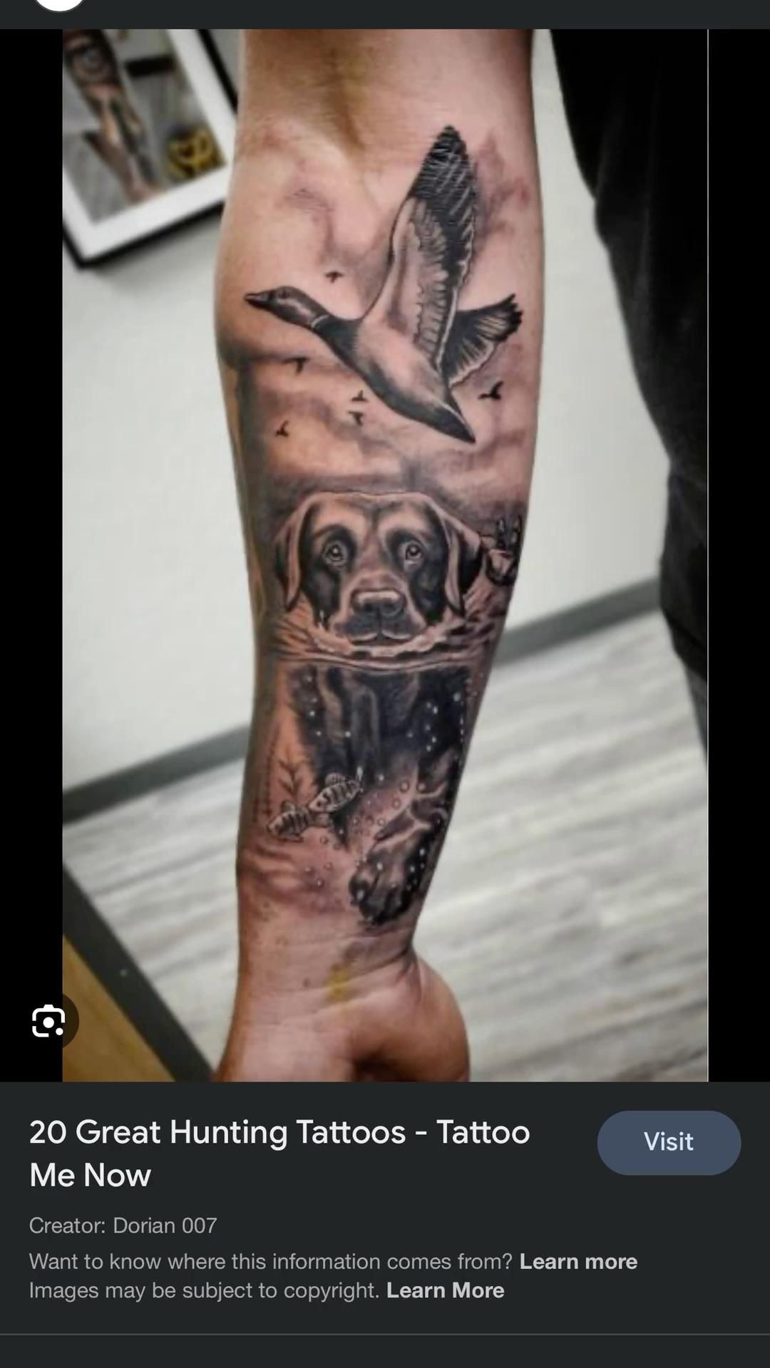 hunting tattoos for men 0078