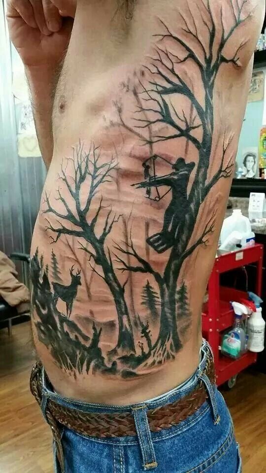 hunting tattoos for men 0082