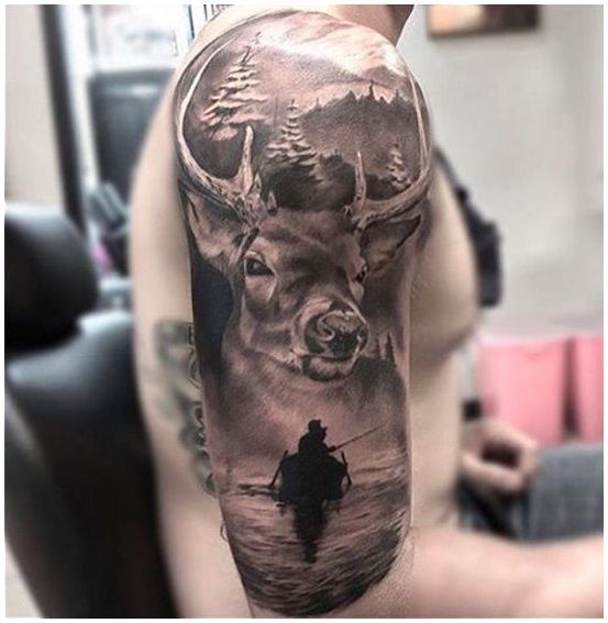 hunting tattoos for men 0090