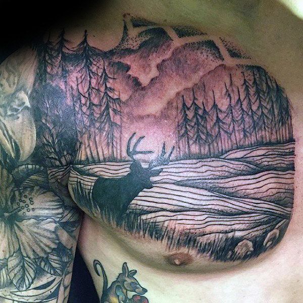 hunting tattoos for men 0096