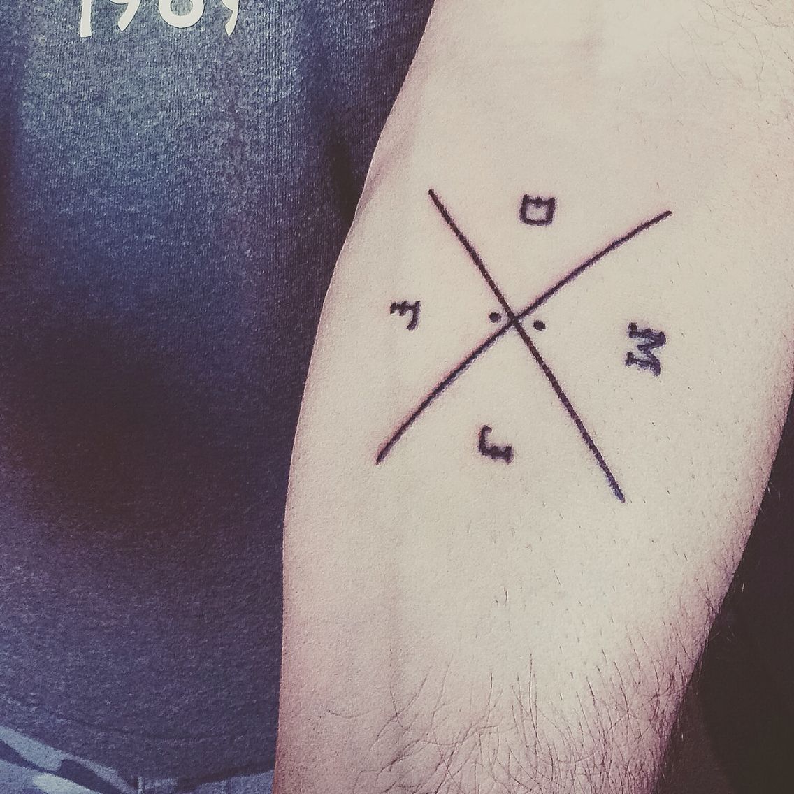 initial tattoos for men ideas