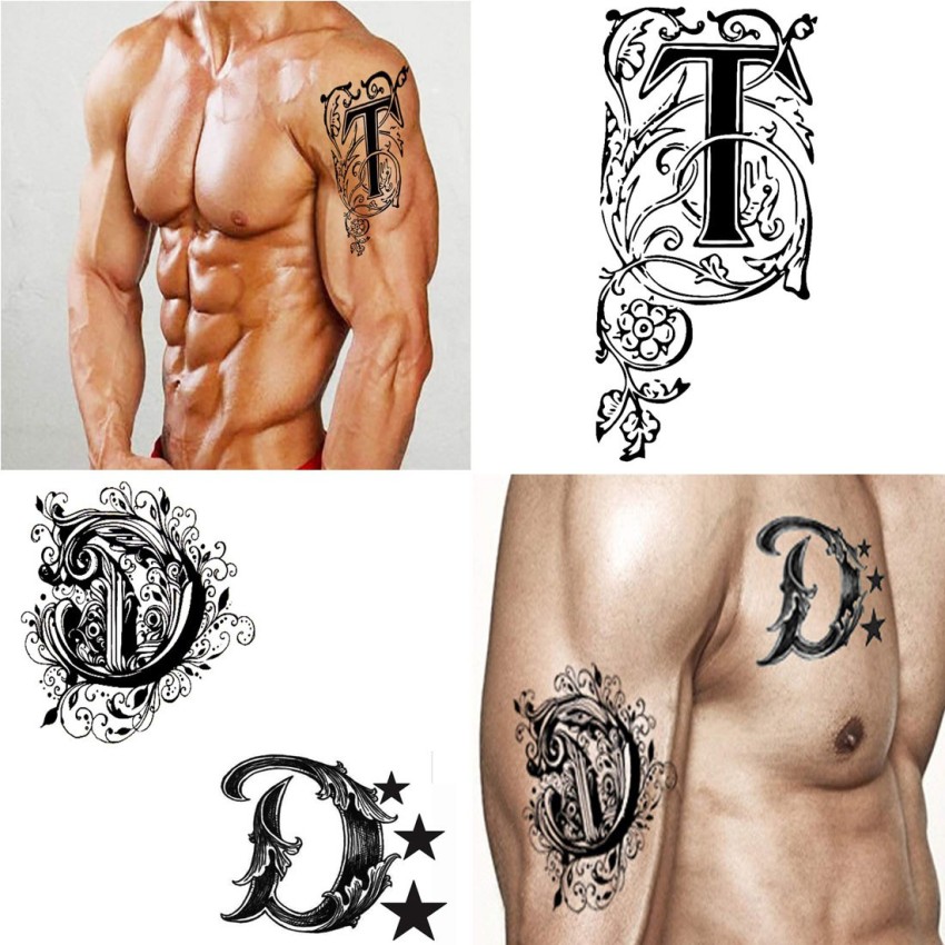 initial tattoos for men 0073