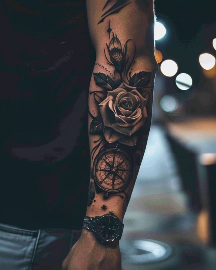 inner forearm tattoos for men 0022