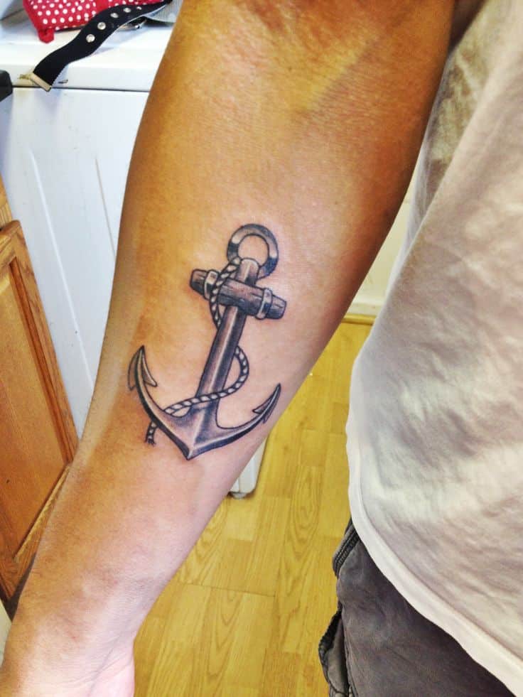 intricate anchor tattoos for men artwork